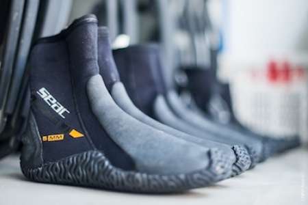 bottes de plongée