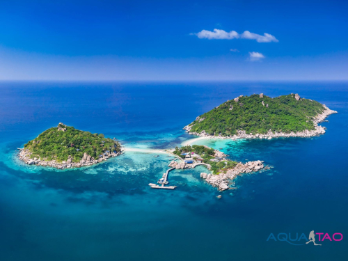 Beginner diver at Koh Tao